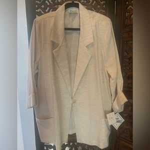True Vintage Linen Blazer - XL